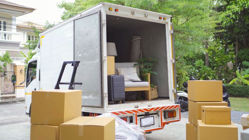 Professional Moving Equipment in Use